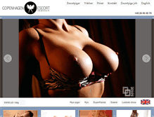 Tablet Screenshot of copenhagen-escort.dk